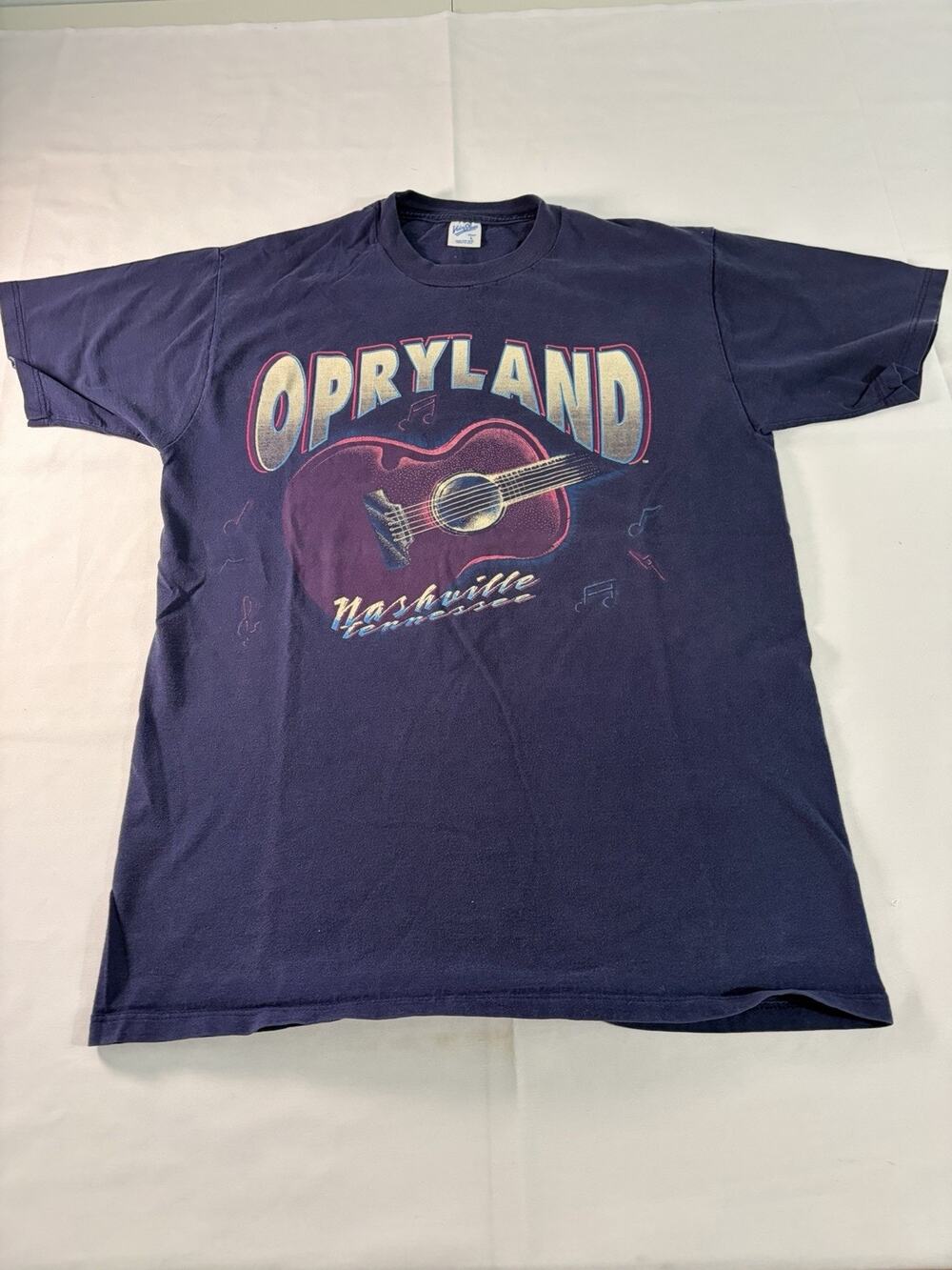 Opryland Nashville Tennessee Guitar Graphic T-Shirt Adult L